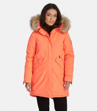 Huppa moteriškas parkas su natūraliu kailiu 200gr Vivian 1 12498120*00049