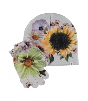 Molo lasten settihattu + hanskat Kaya UFO 7W23S903*3366