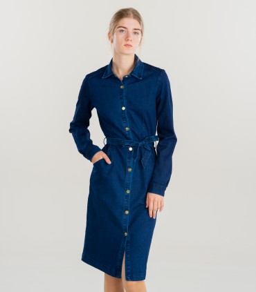 Denim Dream moteriška džinsinė suknelė SALME02*01 (3)