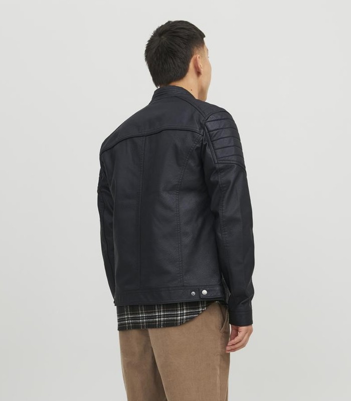 JACK & JONES vyriška dirbtinės odos striukė 12147218*01 (8)