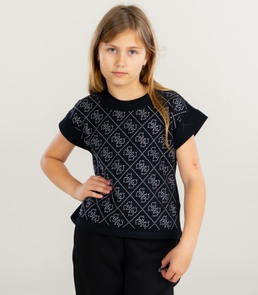 Guess футболка для девочек  J5YI37*JBLK (5)