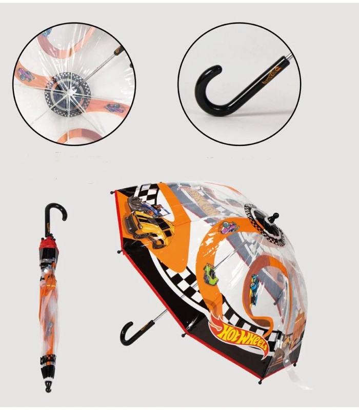 Lasten sateenvarjo Hot Wheels  Ø71 2400000857*01 (3)