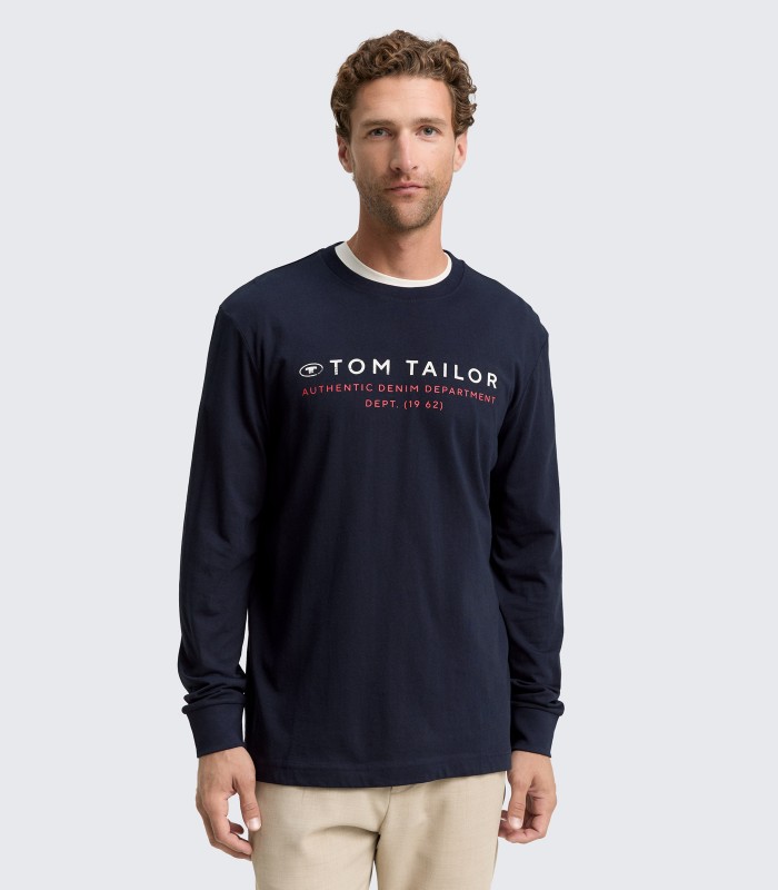 Tom Tailor vīriešu T-krekls ar garām piedurknēm 1047769*10668