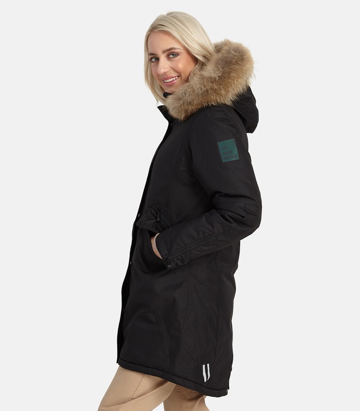 Huppa sieviešu parka ar dabīgu kažokādu 200g Vivian 1 12498120*50009 (6)