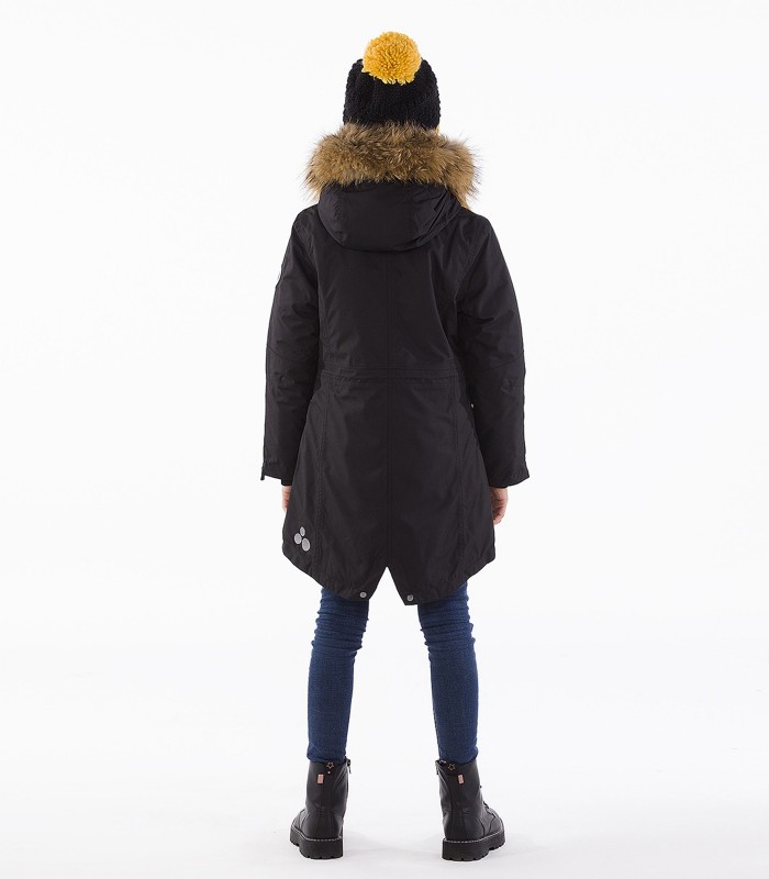 Huppa-parka tytöille luonnonturkisella Vivian1 200GR 12490120*00009 (8)