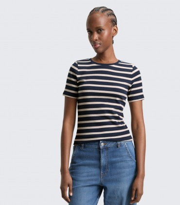 Tom Tailor Denim sieviešu T-krekls 1050685*39182 (6)