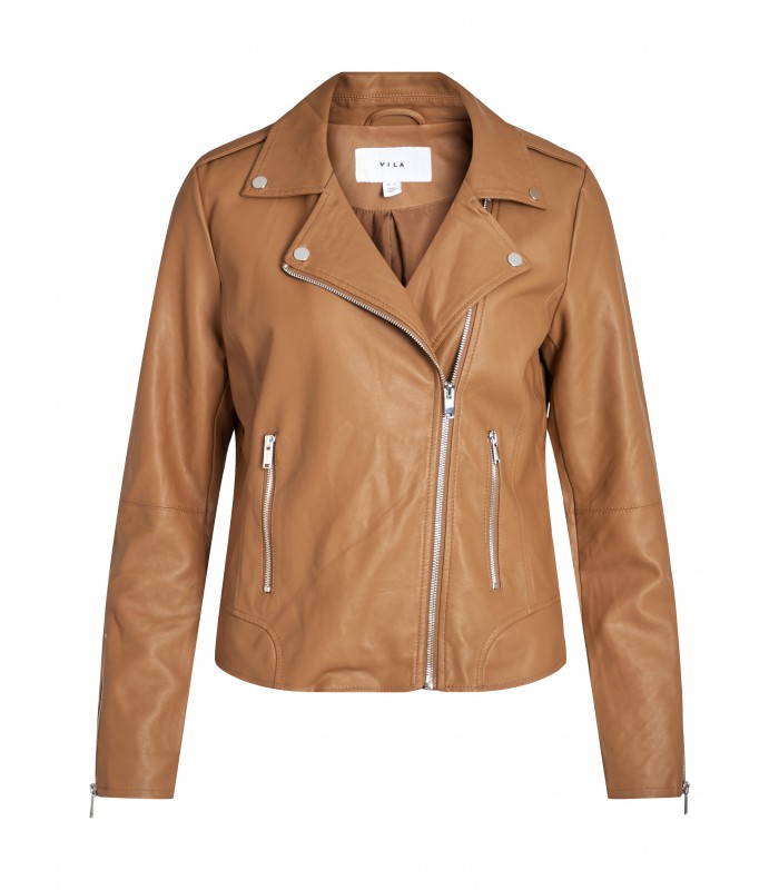 Vila naisten keinonahkatakki 14044851*03 (4)