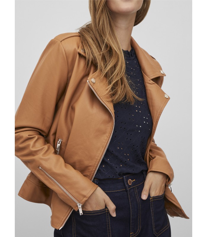 Vila naisten keinonahkatakki 14044851*03 (7)