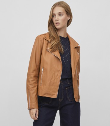 Vila naisten keinonahkatakki 14044851*03