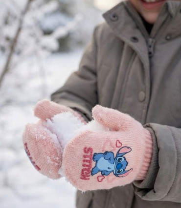 Disney mergaitėms skirtos pirštinės Stitch HY45022 01