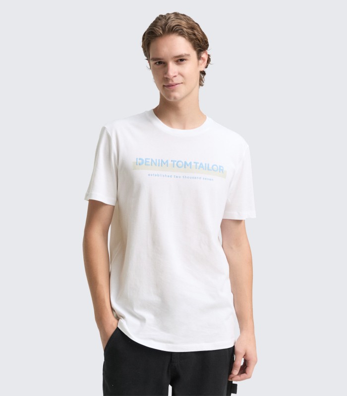 Tom Tailor Miesten T-paita 1037653*20000 (1)