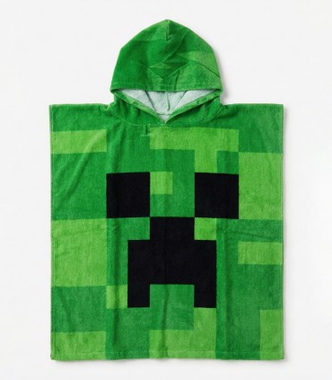 Javoli vaikiškas rankšluostis-pončas Minecraft EWA438 01 (1)