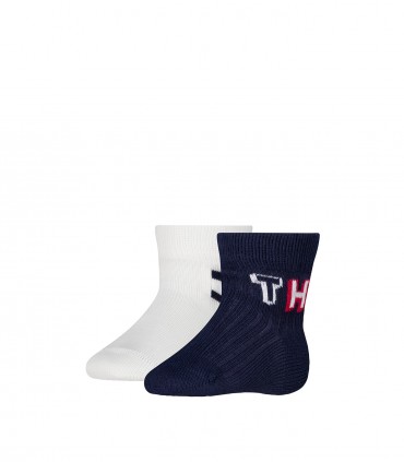 Tommy Hilfiger vauvan ja taaperon sukat, 2 paria 701238518*001 (2)
