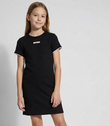 Guess-tyttöjen mekko J6GK27*JBLK (3)