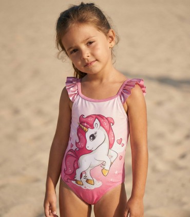 Disney maudymosi kostiumėlis mergaitėms Unicorn 230291 02 (2)