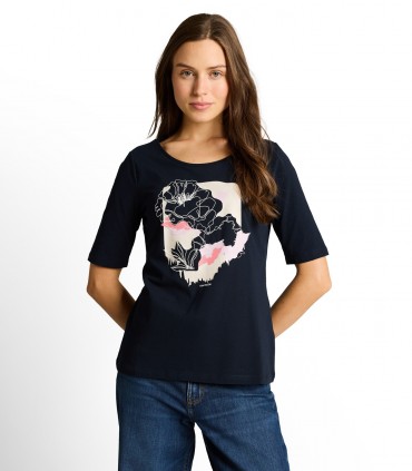 Tom Tailor moteriški marškinėliai 1050457*10668 (5)