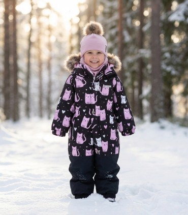 Lenne ziemas kombinezons meitenēm 250g Fria 26309 A*4212 (1)